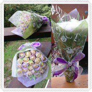 My Bouquet Lady Pic 3 - Two dozen tulip hand held bouquet Available in a wide range of colours