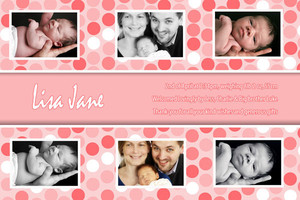 Iliv Personalised Photo Cards Pic 4 - Baby birth announcements and thank you photo cards