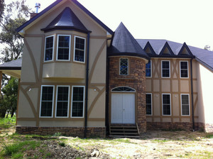 RAPIDTEX RENDERING Pic 5 - This house was done with a 4 coat acrylic system