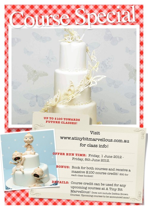 A Tiny Bit Marvellous Pic 1 - Cake Decorating Course Special Hobart