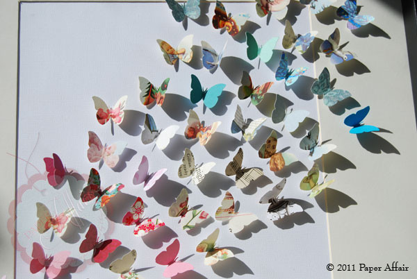 Paper Affair Pic 1 - Beautiful Vintage Paper Butterflies