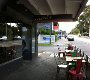 Balwyn Scarvelli Cafe Pic 3 - Entrance and outside seating nice to sit here on a sunny morning