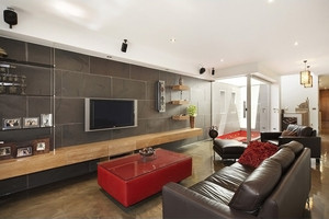 Alsocan Architects Pic 4 - Living room of townhouses designed by alsoCAN