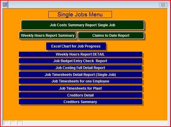 Pandata Pty Ltd Pic 1 - sample database menu