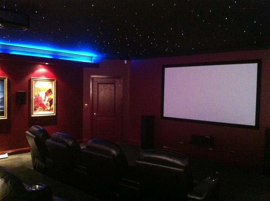 Atron Electrical Pic 2 - Customised home theatre room