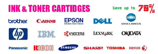 Ezy Print Solutions Pic 1 - Compatible ink and toners we supply for these major printer brands