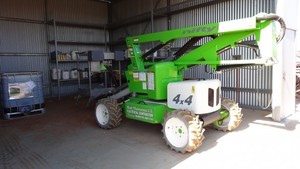 Thornton R R Electrical Contractor Pic 4 - Nifty Heightrider available for hire 11 metre Boomlift