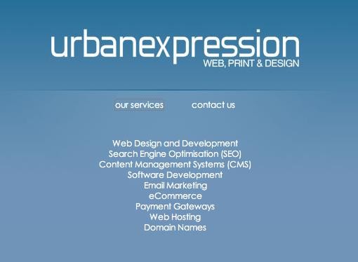 Urban Expression Web Design & Hosting Pic 1 - infourbanexpressioncomau