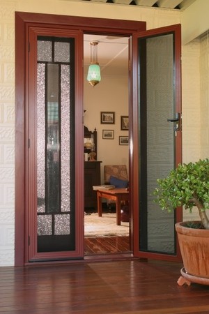 Frank's Home Decor Centre Pic 2 - Crimsafe Hinged Security Doors Made from Marine grade Stainless Steel