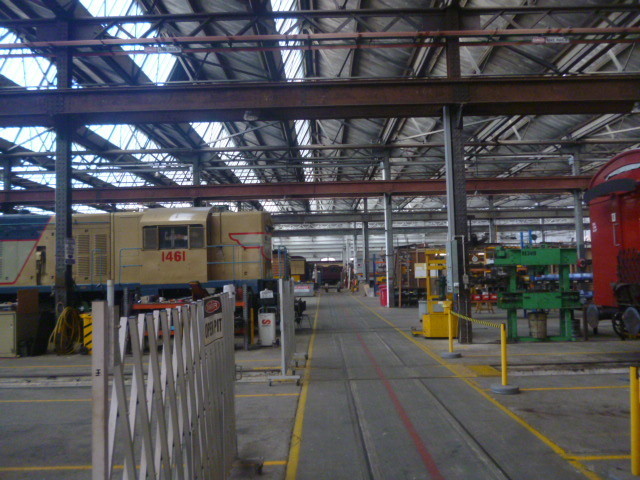 The Workshops Rail Museum Pic 1 - Inside the workshops