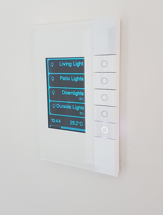 Goodwood Electrical Pic 1 - Love this light switch as do customers who want the time and current temperature displayed too