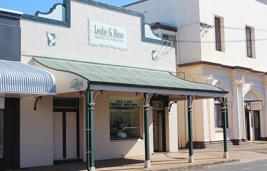 Ross Funerals Pic 1 - Our Maryborough office is a heritage building conveniently located in the middle of town on Adelaide Street