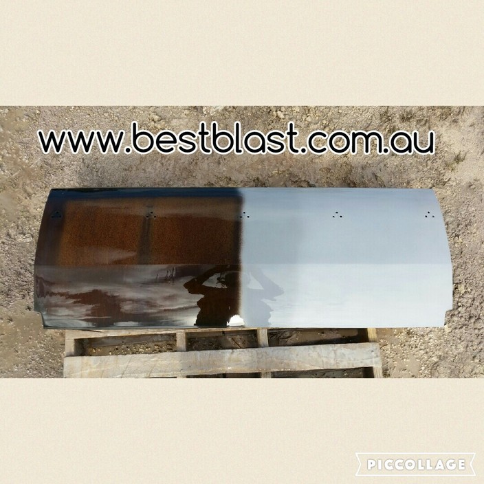 Best Blast Southwest Pic 1 - Dustless Blasting creates no heat Perfect for thin panels that would warp with traditional sandblasting