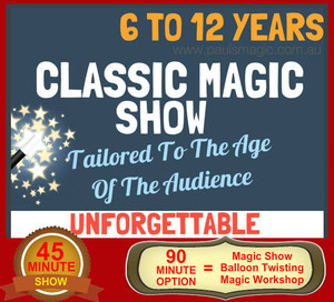 Paul's Magic Pic 3 - Birthday Party Magic Shows for 6 to 12 years of age