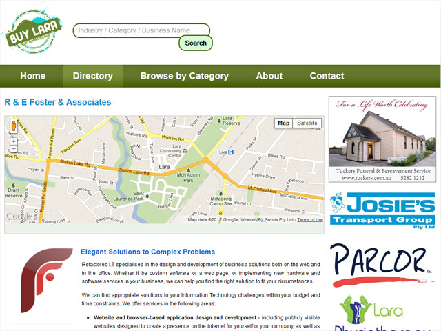 R & E Foster & Associates Pty Ltd Pic 1 - Buy Lara website Design and Development