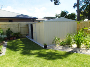 WK Maintenance Services Pic 5 - Shed installation and fence painting