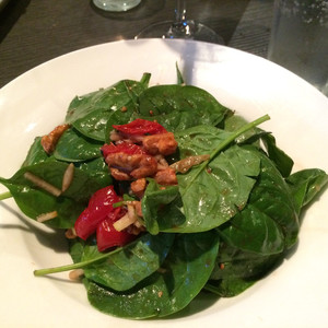 The Painted Bird Pic 2 - Baby Spinach Walnut and Pear Salad