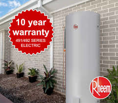 Cheapa Hot Water Pic 1 - New 10yr warranty rheem hot water heaters perfect for every home