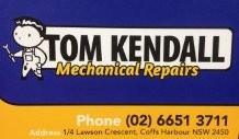 Tom Kendall Mechanical Repairs Pic 1