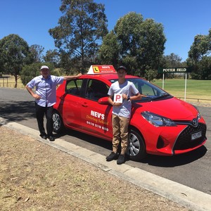 Nev's Driving School Pic 2 - One of our students who has successfully passed their test