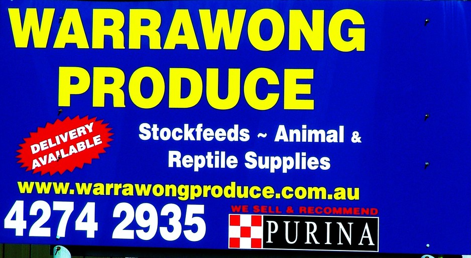 warrawong produce - stockfeed, animal & reptile supplies Pic 1 - stockfeeds animal reptile supplies