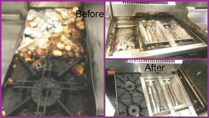 Express Commercial Kitchen Cleaning Pic 3 - Before and After Photos