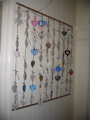 The Compassionate Friends QLD Inc Pic 2 - Chain of Hearts with our childrens names on them