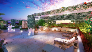 Serene Retirement Living Pic 4 - Rooftop garden