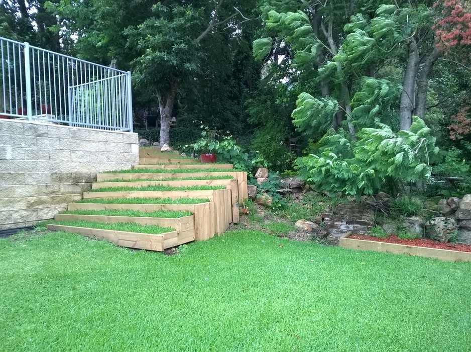 Property Rejuvenators Pic 1 - Landscape makeover with new safe steps