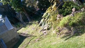 Property Rejuvenators Pic 3 - Steep and difficult track with untidy garden ready for makeover