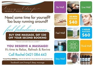 Tranquil Deep Wellbeing + Massage Pic 4