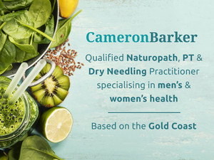 Cameron Barker, Naturopath Pic 2 - Cameron Barker is a Gold Coast Naturopath PT Dry Needling Practitioner specialising in mens health and womens health