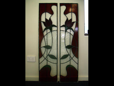 Morley Leadlights Pic 1 - Leadlight Front door panels