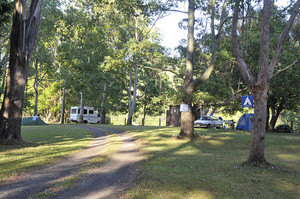 The Channon Village Campground Pic 2 - Shady campsites at The Channon Village Campground