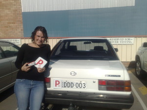 Ballina Driving School Pic 3 - My delighted daughter