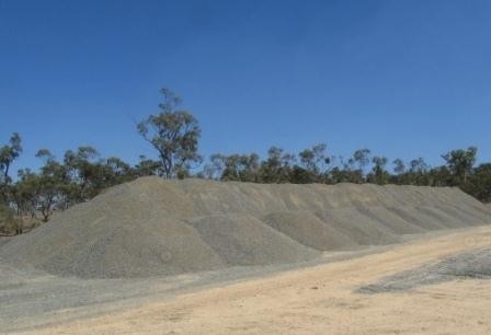 CK Quarries Pty Ltd Pic 1 - 21 Road base stock pile