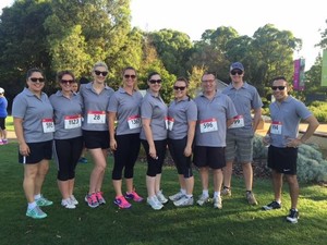 Prudential Real Estate Campbelltown Pic 4 - The Prudential Real Estate team at the 2016 Campbelltown City Council Fun Run