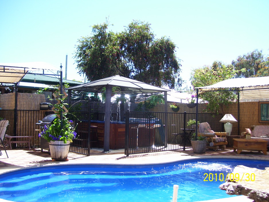 Tara Spa Apartments Pic 1 - Cool down in the salt water pool enjoy a BBQ or soak in the Hot Outdoor Spa