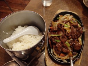 Sammy's Kitchen Pic 5 - Sizzling Mongolia Beef with rice for additional fee