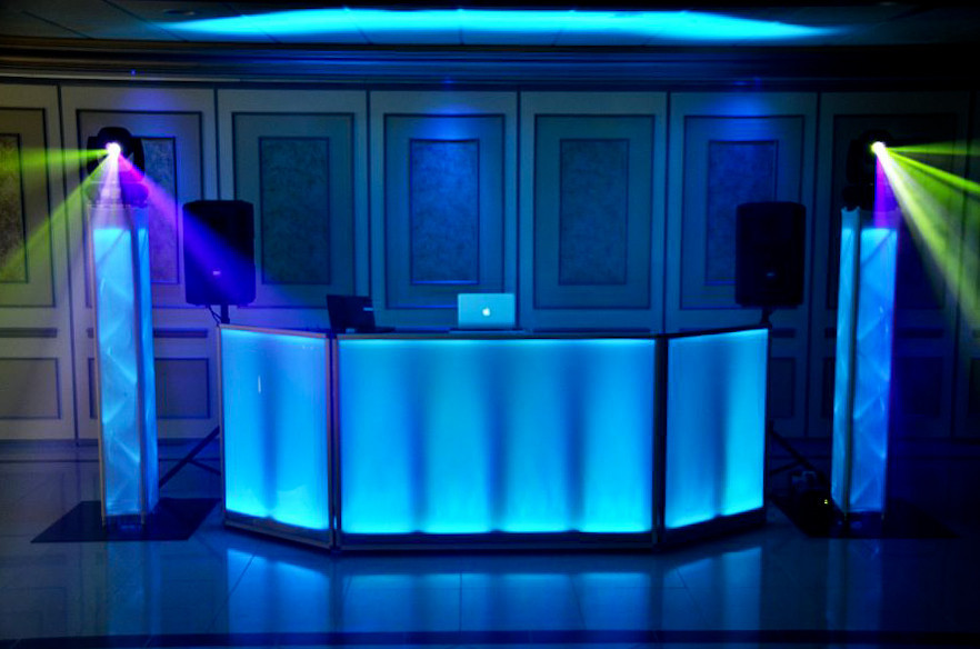 Boombox Promotions Pic 1 - Wedding DJ Hire Sydney Illuminated DJ Booth Boombox Promotions