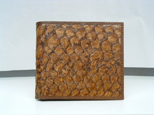 Mermaid Leather Pic 5 - once the leather is made 4 weeks later we can then make leathergoods like wallets and handbags