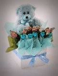 The Candy Cave Pic 2 - Baby Teddy with Pink Lady Truffles and hearts