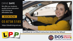 DOS Driving School Pic 3 - Driving Lessons Our experienced instructors will guide you through essential driving skills traffic rules and safe driving practices ensuring you become a confident and responsible driver