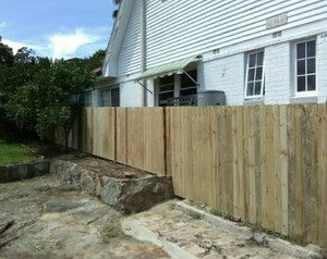 DG Fencing Pic 2 - Treated pine single paling