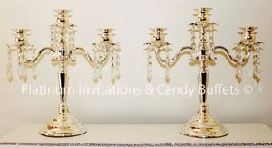 Platinum Invitations Pic 3 - Platinums Stunning Silver Crystal Candelabras