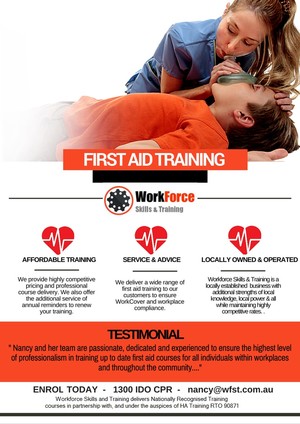 Workforce Skills and Training Pic 3 - Provide First Aid