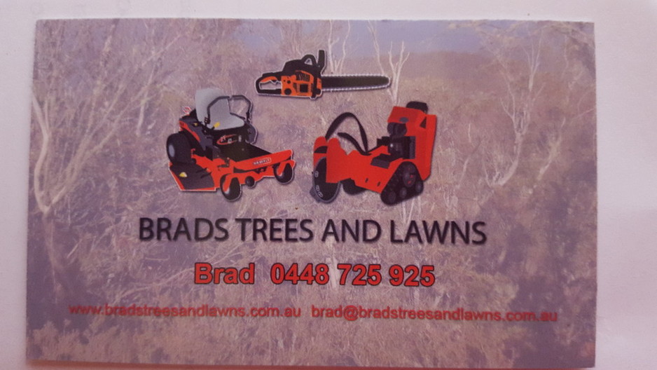 Brad`s Trees and Lawns Pic 1 - Brads Trees and Lawns