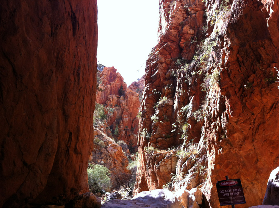 Standley Chasm Kiosk Pic 1 - The chasm is nicer than the kiosk