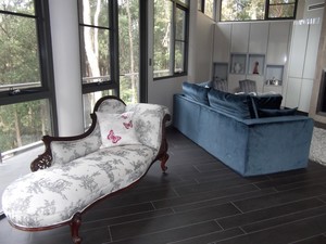 Mardi Gray's Interior Solutions Pic 2 - antique furniture reupholstered to a modern setting