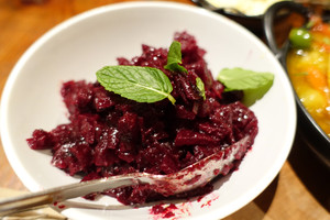 Dinner with Tinsae Pic 5 - Beetroot